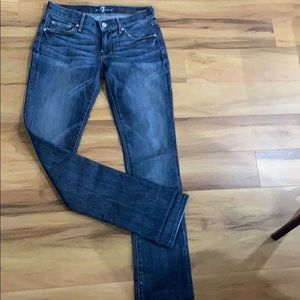 7 for all mankind jeans straight leg size 25
